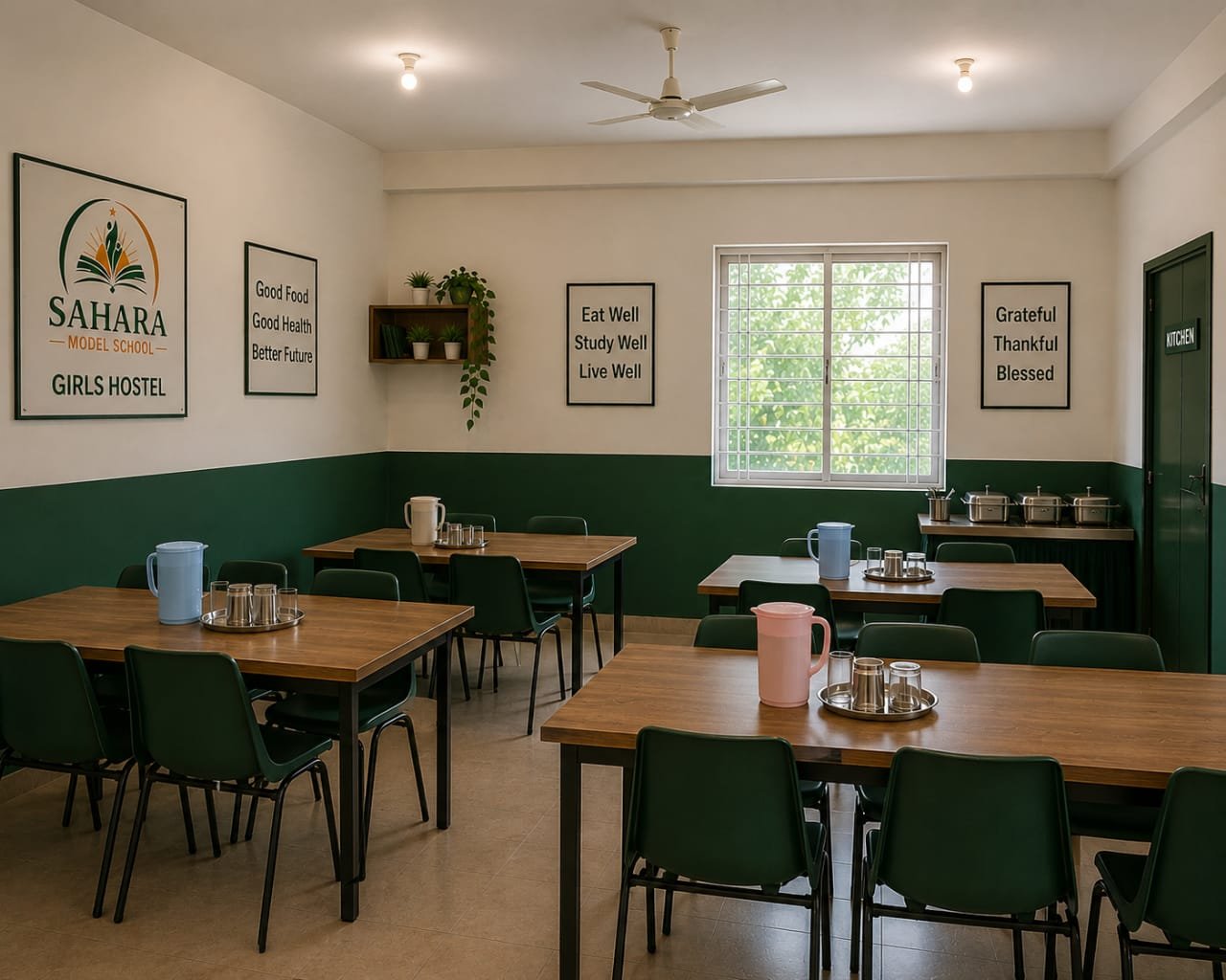 Sahara Model School Dining Hall