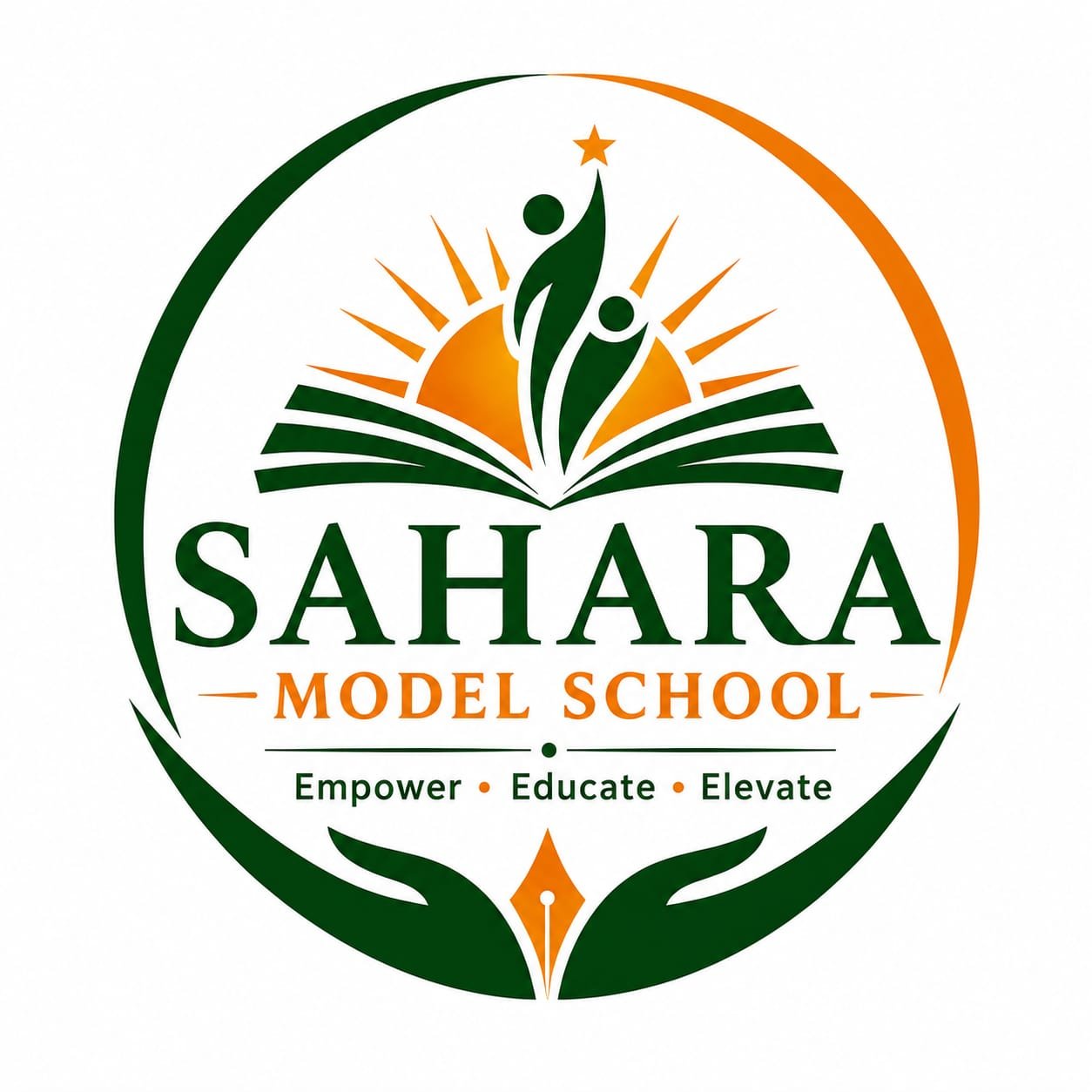 Sahara Model School Logo